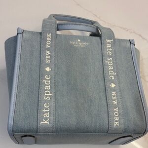 Kate Spade Light Blue Denim Handbag